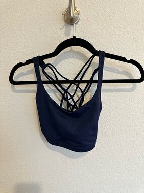 Onzie Navy Strappy Back Sports Bra